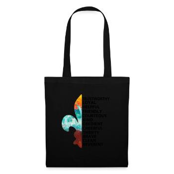Scouts, Scouts, Amoureux de la Nature - Tshirt - Sac en tissu - noir - Devant