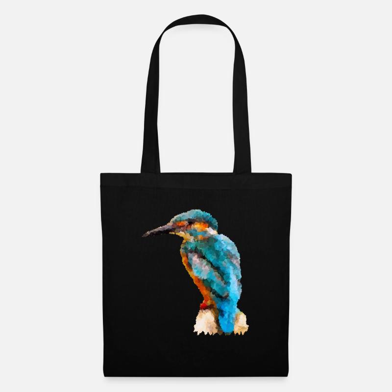 Kingfisher - Tote Bag - black