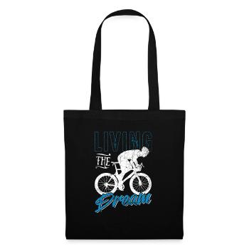 Cycling cycling - Tote Bag - black - Front