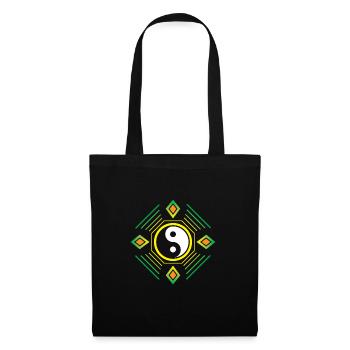 Yin yang - Stoffbeutel - Schwarz - Vorne