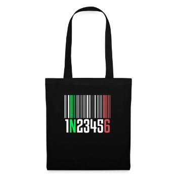 1N23456 Motorcycle Gear One Down Five Up Barcode - Tote Bag - black - Front