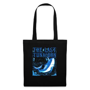 Thon licorne jeu de mots Drôle de sort cadeau - Sac en tissu - noir - Devant