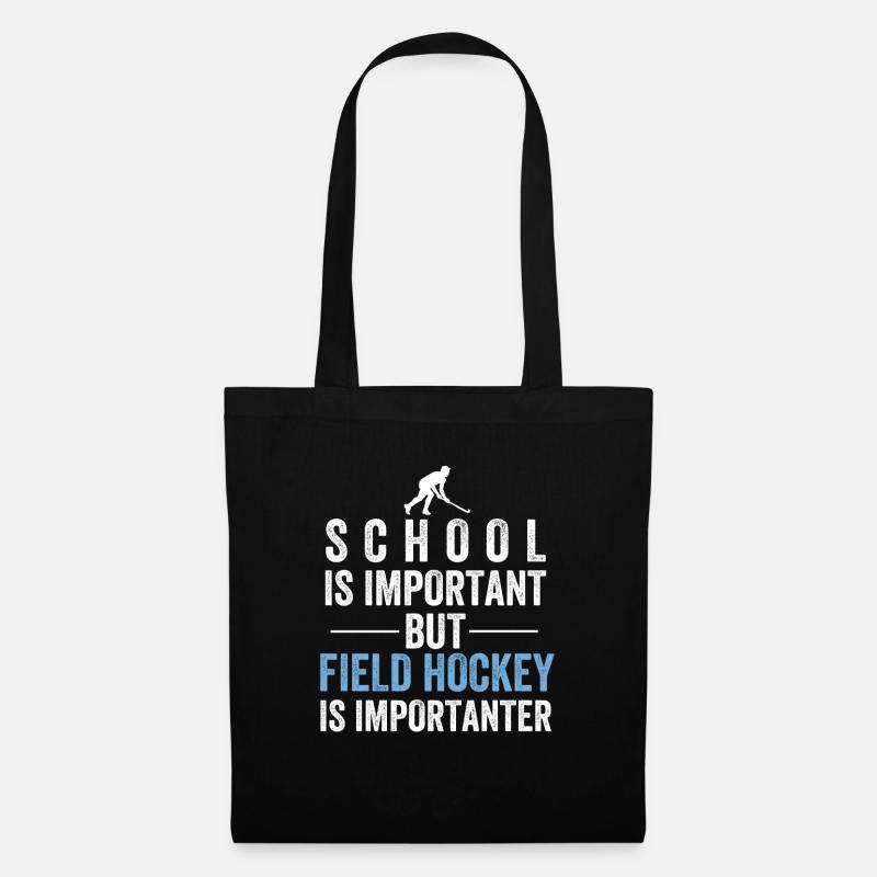 Feldhockey - Stoffbeutel - Schwarz