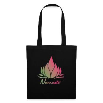 Namaste Cadeau Relaxation Zen Hindi Yoga - Sac en tissu - noir - Devant