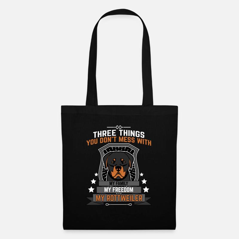 rottweiler - Tote Bag - black