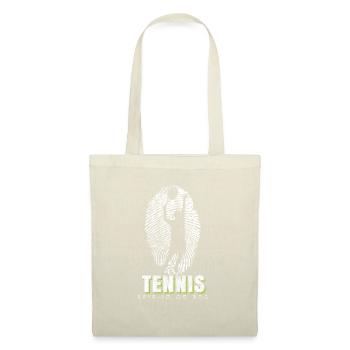 Joueur de tennis DNA - Sac en tissu - nature - Devant