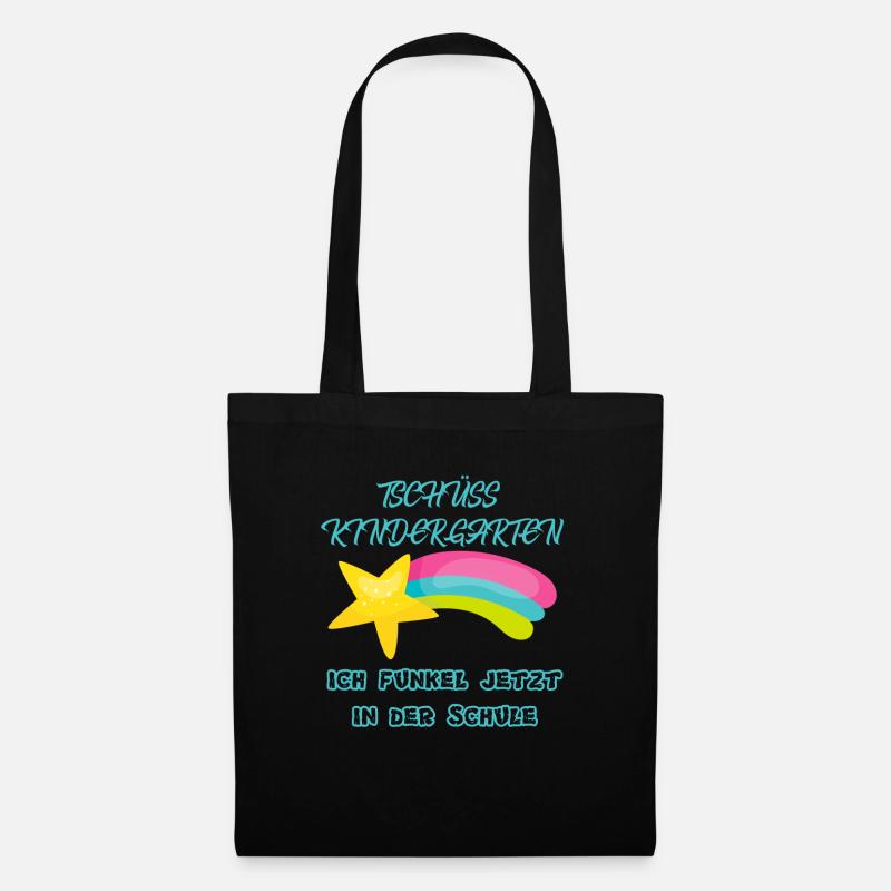 Bye kindergarten - Tote Bag - black
