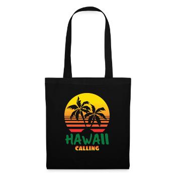 HAWAII - Stoffbeutel - Schwarz - Vorne
