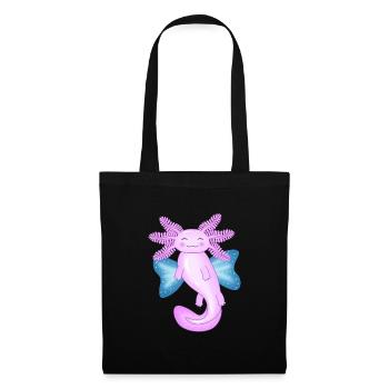 Angel axolotl - Tote Bag - black - Front