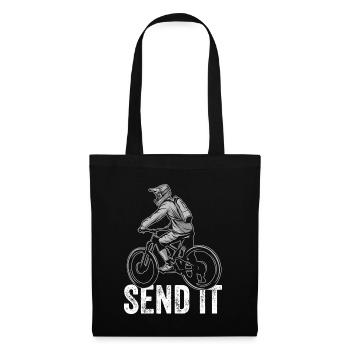 Send It Trail MTB E-Bike Elektro-Mountainbike - Stoffbeutel - Schwarz - Vorne