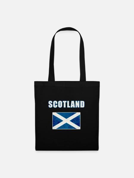 Schottland - Stoffbeutel - Schwarz