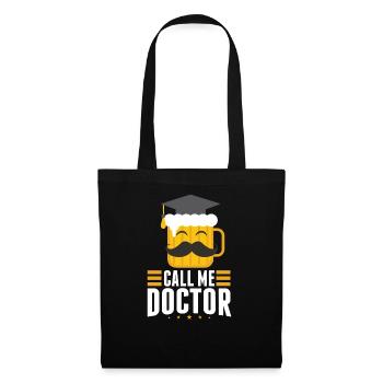Gift for doctorate doctorate - Tote Bag - black - Front