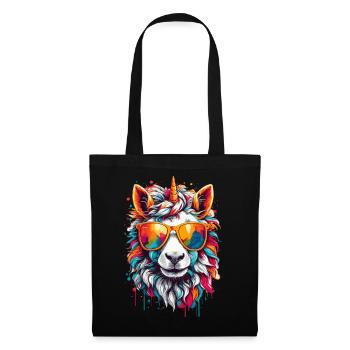 Rainbow unicorn cute cool - Tote Bag - black - Front