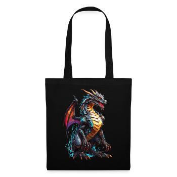 Fantasy Monster: Mystical Dragon Spell - Tote Bag - black - Front
