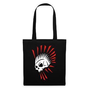 bizarr skull 4 - Sac en tissu - noir - Devant
