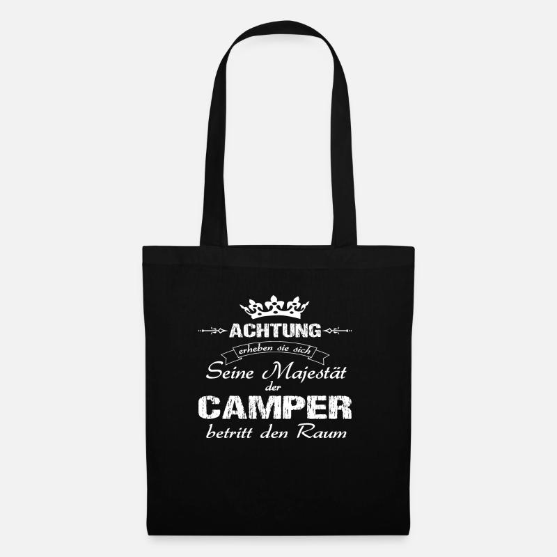 Camping - Stoffbeutel - Schwarz