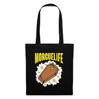 Morguelife Embaumeur Pompes Funèbres - Sac en tissu - noir - Devant