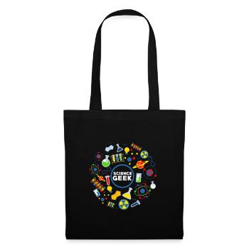 Science geek - Sac en tissu - noir - Devant