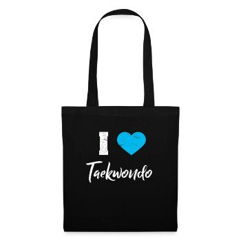 Taekwondo - Sac en tissu - noir - Devant