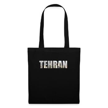 Tehran Iran skyline - Tote Bag - black - Front
