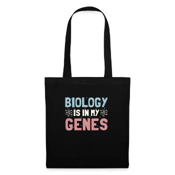 Biologie - Sac en tissu - noir - Devant