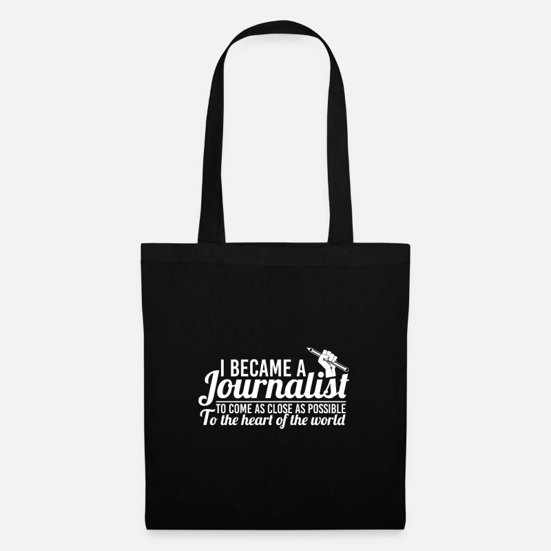 journalist - Stoffbeutel - Schwarz