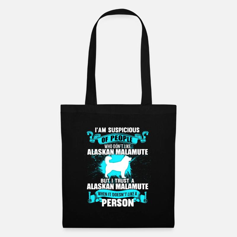 Alaskan Malamute - Stoffbeutel - Schwarz