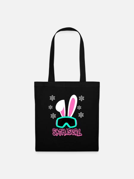 Skihaserl - Tote Bag - black