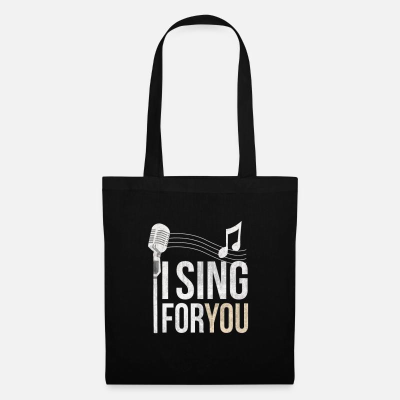 Singer - Tote Bag - black
