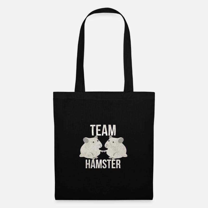 Hamster - Stoffbeutel - Schwarz