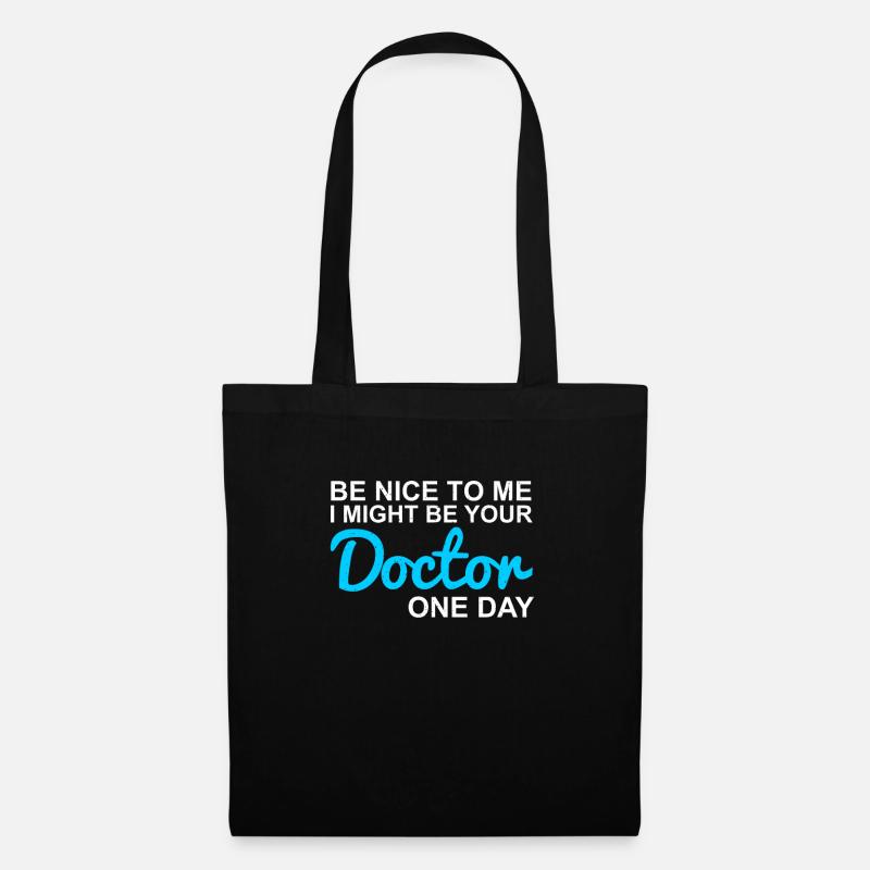 Doktor - Stoffbeutel - Schwarz