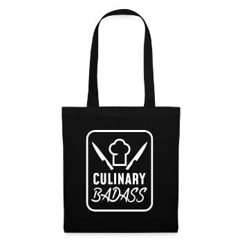 cuisinier - Sac en tissu - noir - Devant