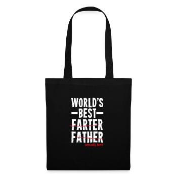 Funny father's day gift husband daughter father son - Tote Bag - black - Front