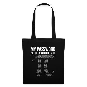 Pi - Sac en tissu - noir - Devant