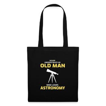 Astronomie - Sac en tissu - noir - Devant