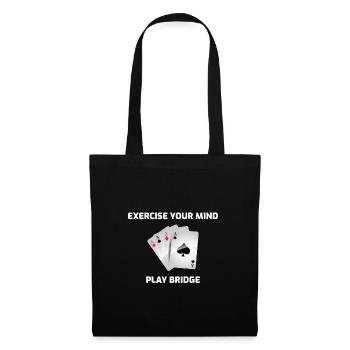 Card Games Casino Bridge Player Gamer Gift - Tote Bag - black - Front