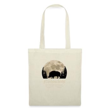 Chasse au sanglier - Sac en tissu - nature - Devant