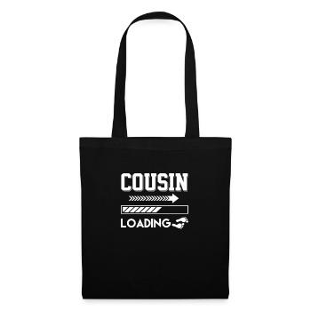 Cousin cadeau cousin disant bientôt famille drôle - Sac en tissu - noir - Devant
