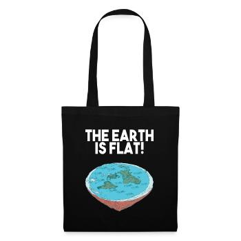 Flatearth Climate Change Nerd Anti-Vaccination Gift - Tote Bag - black - Front