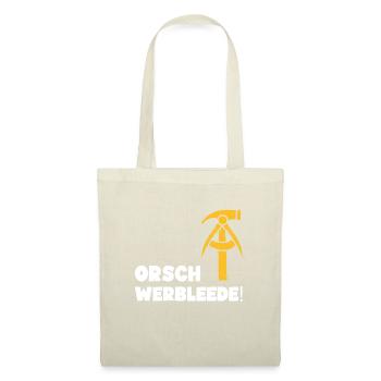 DDR retro Sprüche sächsisch Geschenk - Stoffbeutel - Natur - Vorne