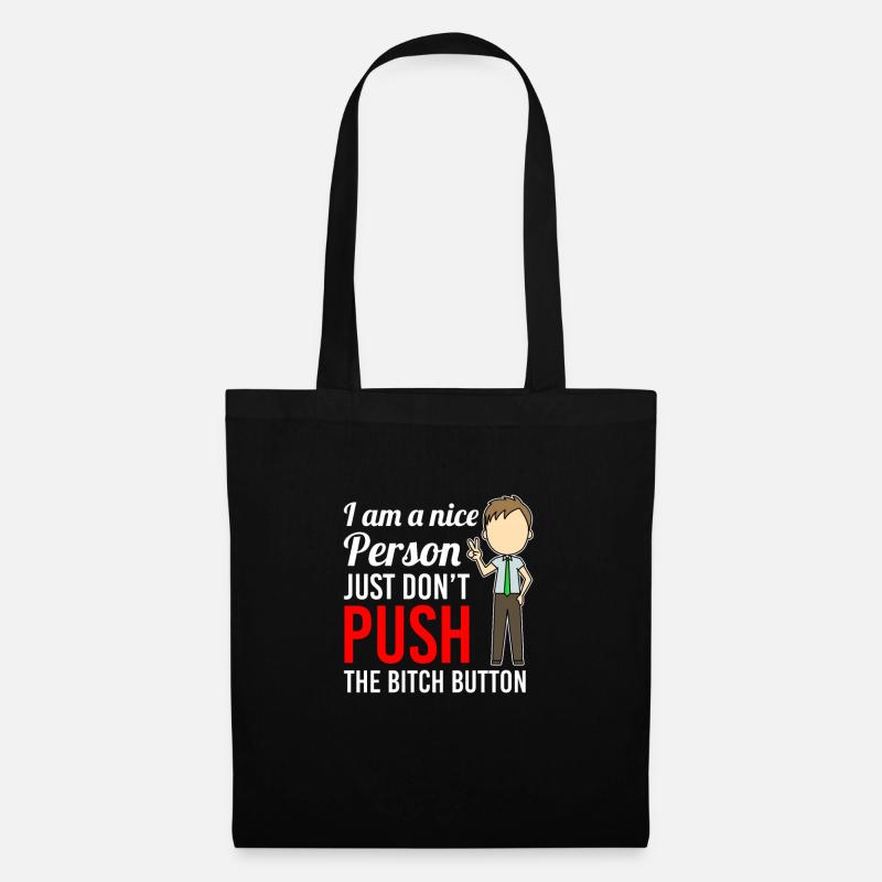 Funny - Tote Bag - black