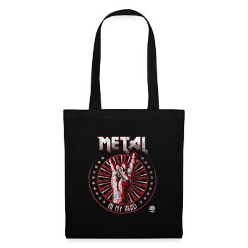 Metal In My Head - Stoffbeutel - Schwarz - Vorne