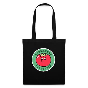 Tomaten Flüsterer - Stoffbeutel - Schwarz - Vorne