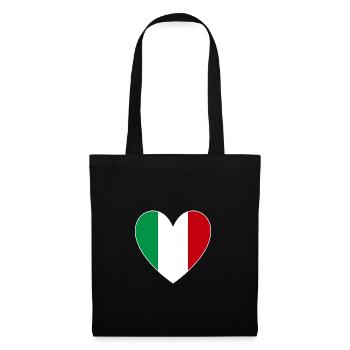 Italy Heart - Tote Bag - black - Front
