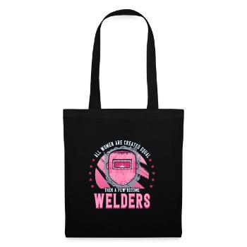 Soudeur Welder Sueur Drôle profession - Sac en tissu - noir - Devant