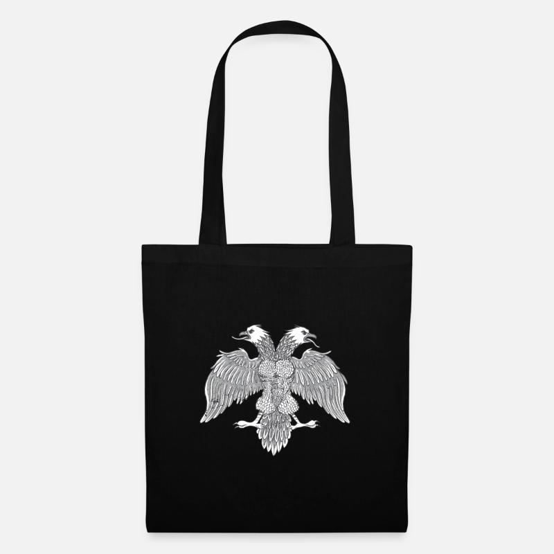 Starker Albanischer Adler - Stoffbeutel - Schwarz