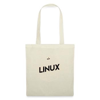 Open Source Open Mind Linux Betriebssystem - Stoffbeutel - Natur - Vorne
