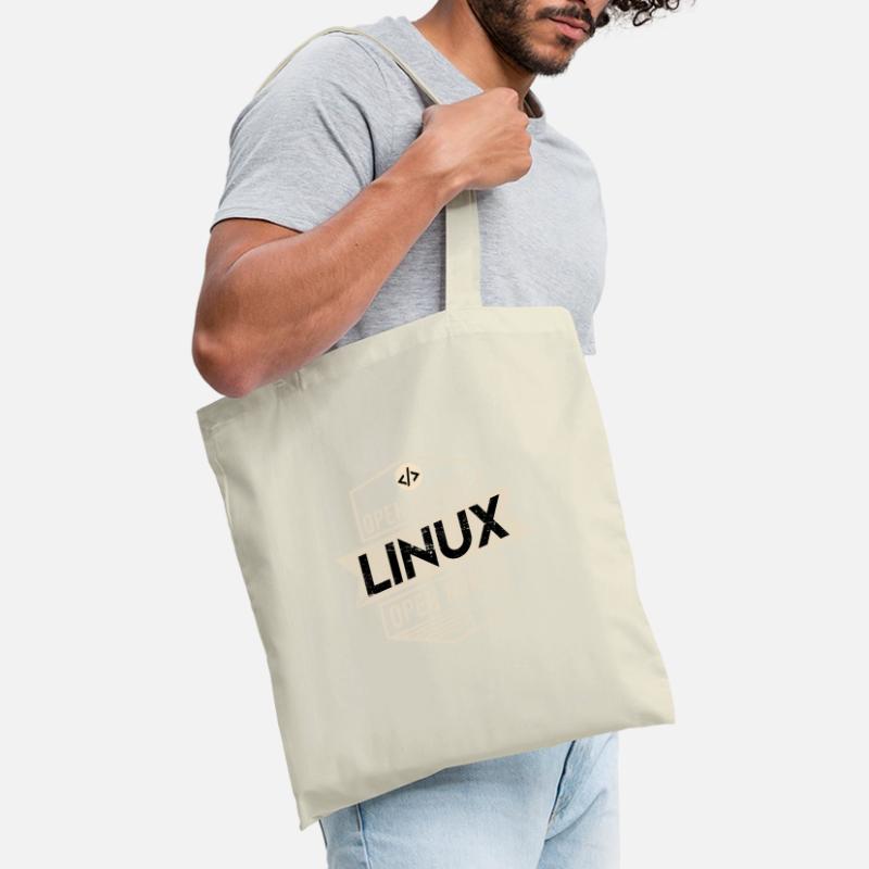 Open Source Open Mind Linux Operating System Tote Bag