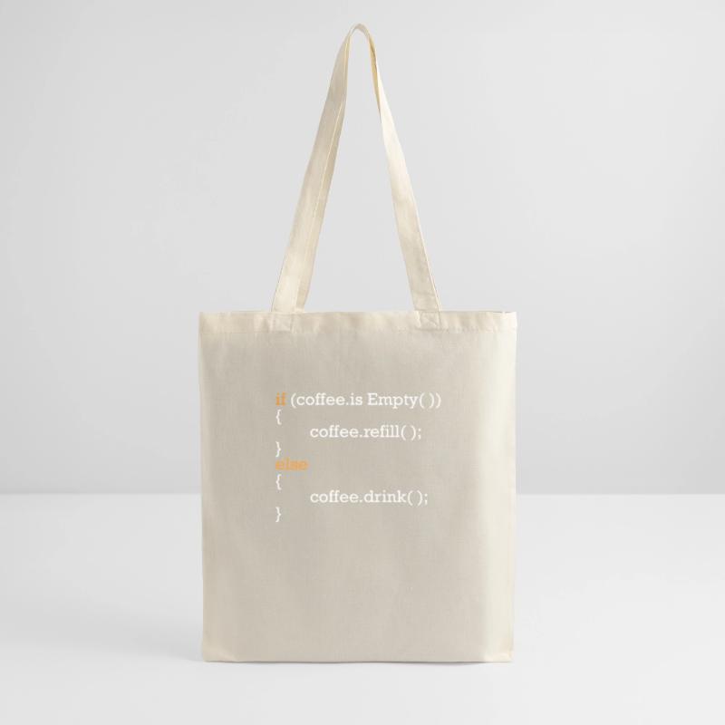 Programmer Coffee Joke Program Code Joke Tote Bag
