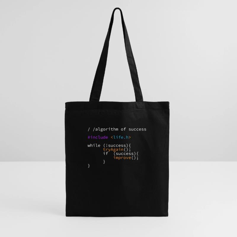 Programmcode Algorithmus des Erfolgs IT Entwickler Stoffbeutel